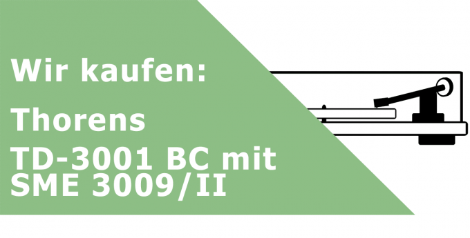 Thorens TD-3001 BC mit SME 3009/II Plattenspieler Ankauf